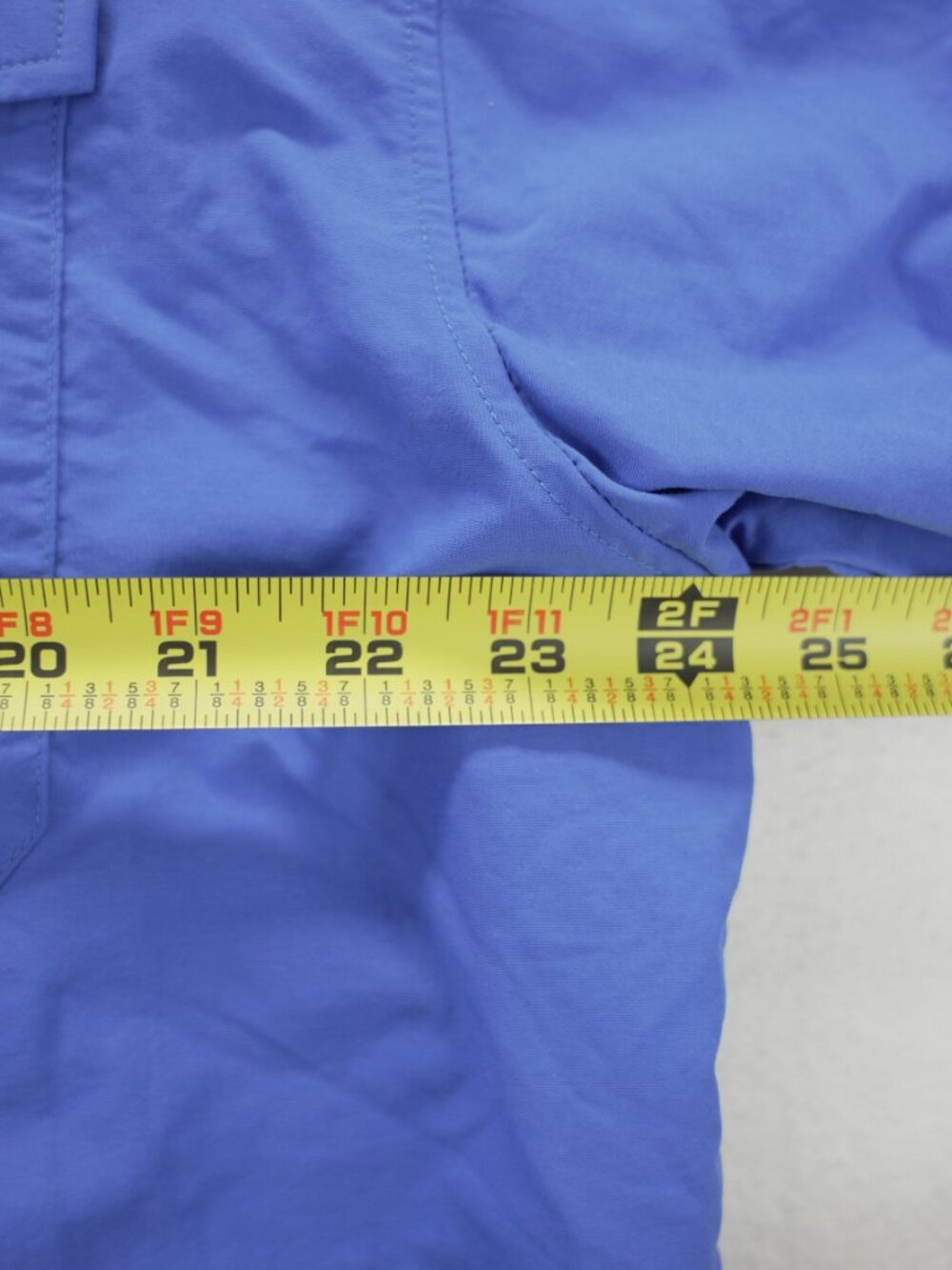 Columbia PFG Shirt Mens L Blue 100% Polyester Omni Shade Vented Fishing Ocean - Picture 6 of 10